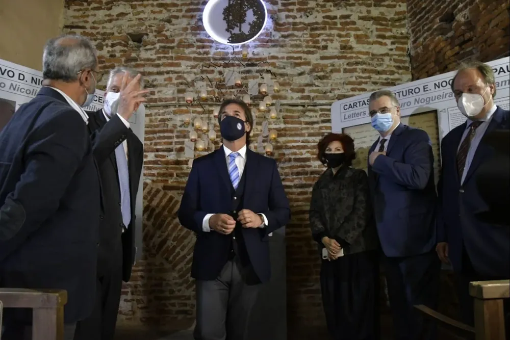 Lacalle Pou con Carlos Paéz