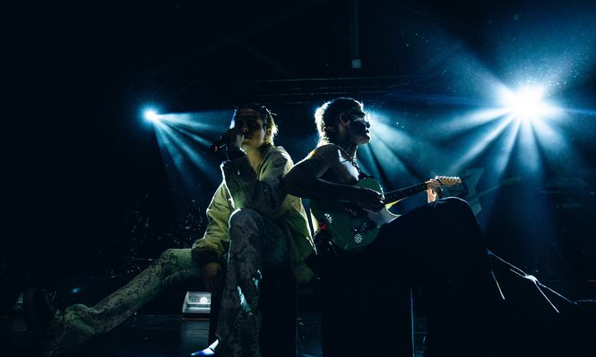 Catriel y Paco Amoroso en Montevideo