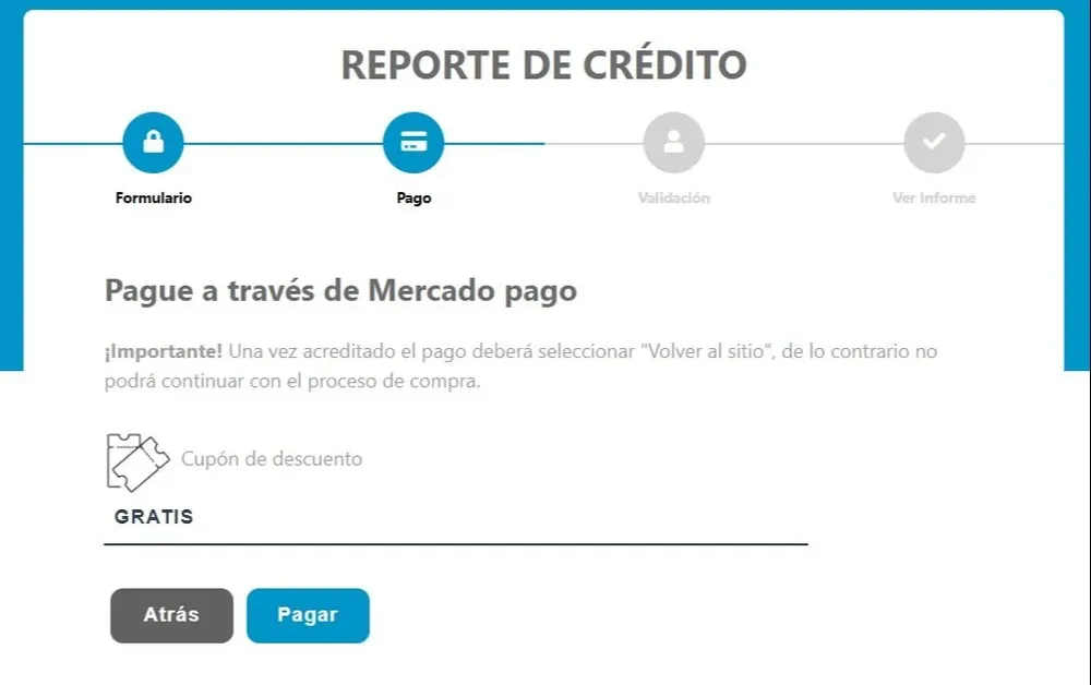 Reporte de crédito.