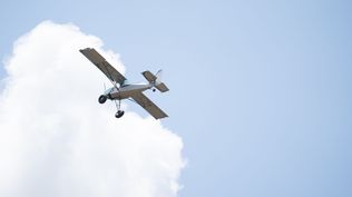 Imagen ilustrativa de una avioneta. Archivo