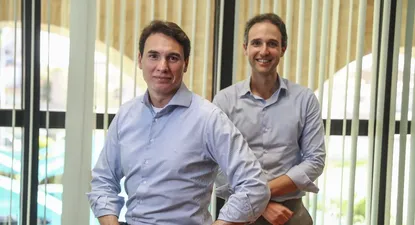 Los ejecutivos de M. Dias Branco, Gustavo Lopes Theodozio y Fábio Cefaly