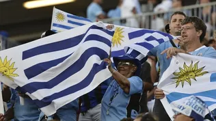 Hinchas uruguayos