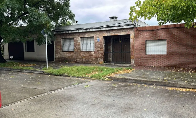 Casa de la víctima, frente a la que ocurrió el homicidio