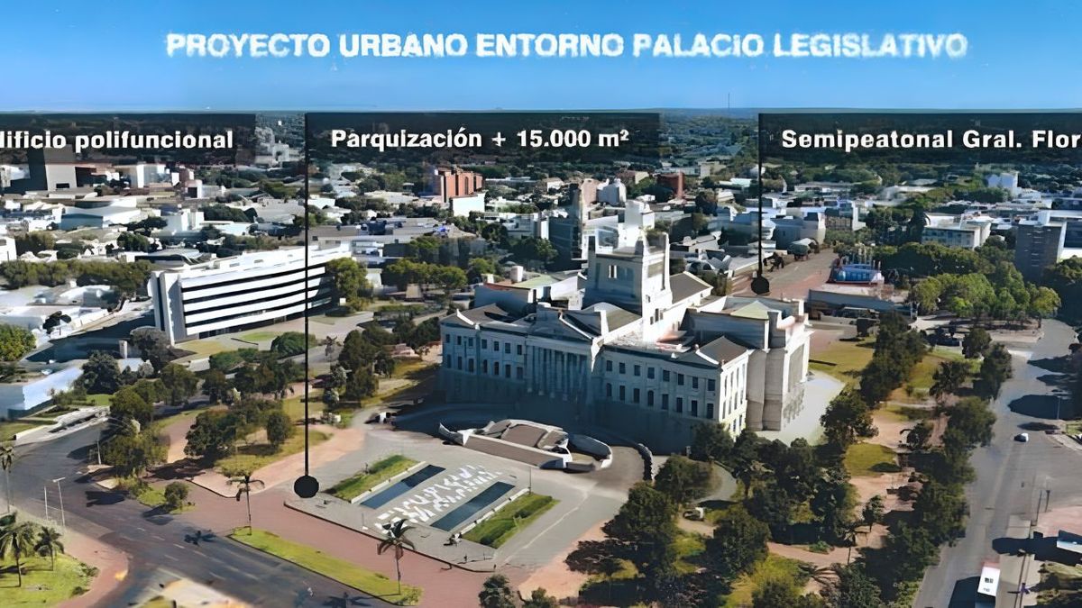 Un CAIF, plaza con azotea y cierre de un anillo para el tránsito: qué dice la propuesta de Carolina Cosse para ampliar el Palacio Legislativo
