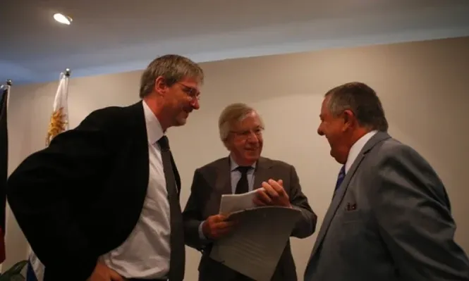 Uruguay, Montevideo. El ministro de economía Danilo Astori participa de conferencia en WTC.