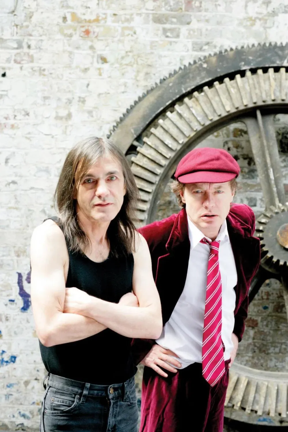 Malcom y Angus Young en la década de 2000