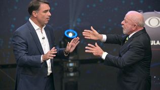 Flávio Bolsonaro y Lula