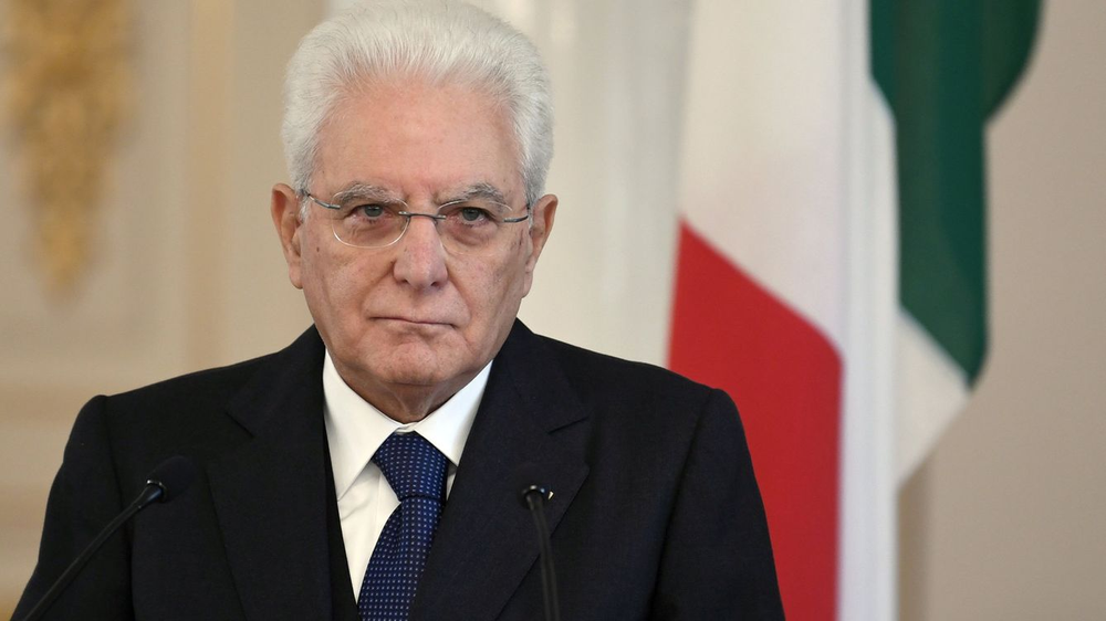 El presidente italiano, Sergio Matarella.