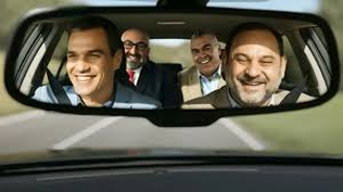 Pedro Sánchez, José Luis Ábalos, Koldo García y Santos Cerdán en el video creado con IA por el PP.