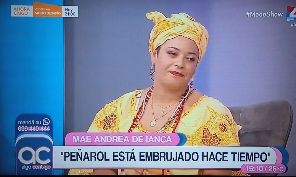 La Mae Andrea de Ianca y su comentario sobre Peñarol