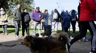 Los trabajadores de La Sin Rival frente al estudio del contador Marcelo Ríos