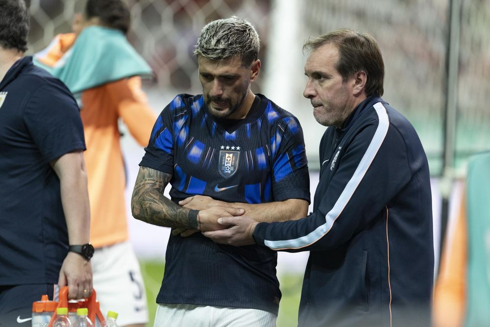 Así se fue Giorgian De Arrascateta tras su lesión