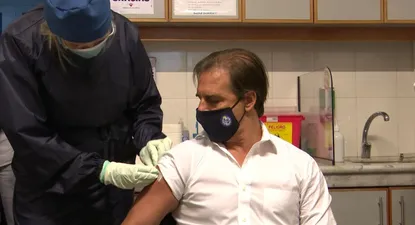 Lacalle se vacunó el lunes en el Maciel