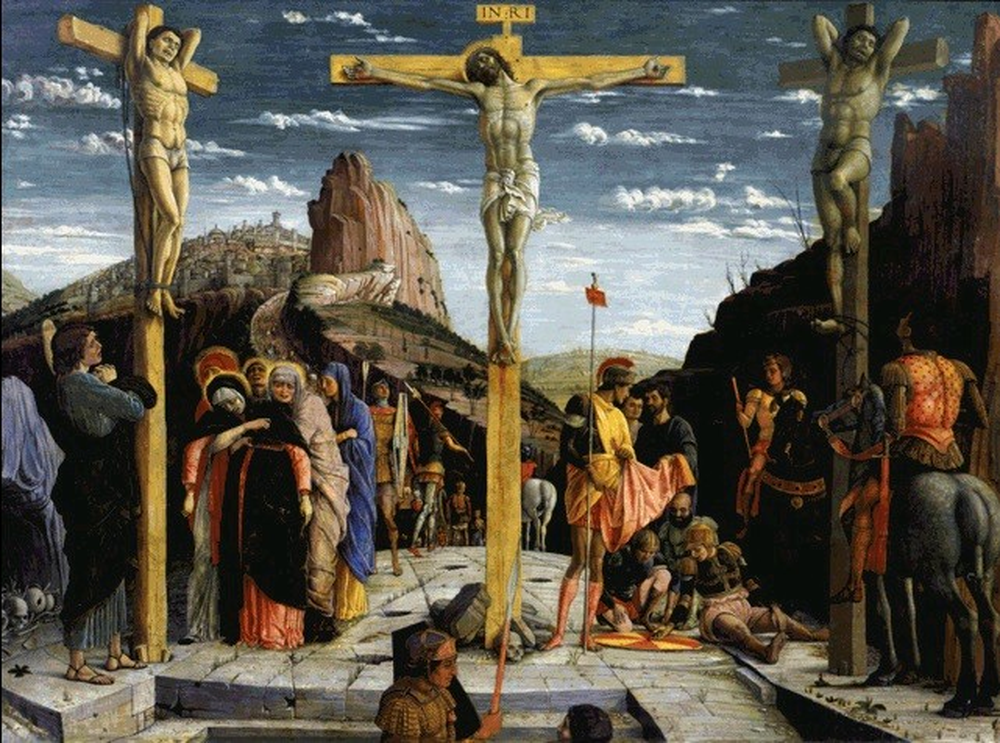 Crucifixi&oacute;n, de Andrea Montegna