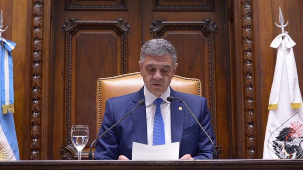 Jorge Macri dio su discurso en la Legislatura.