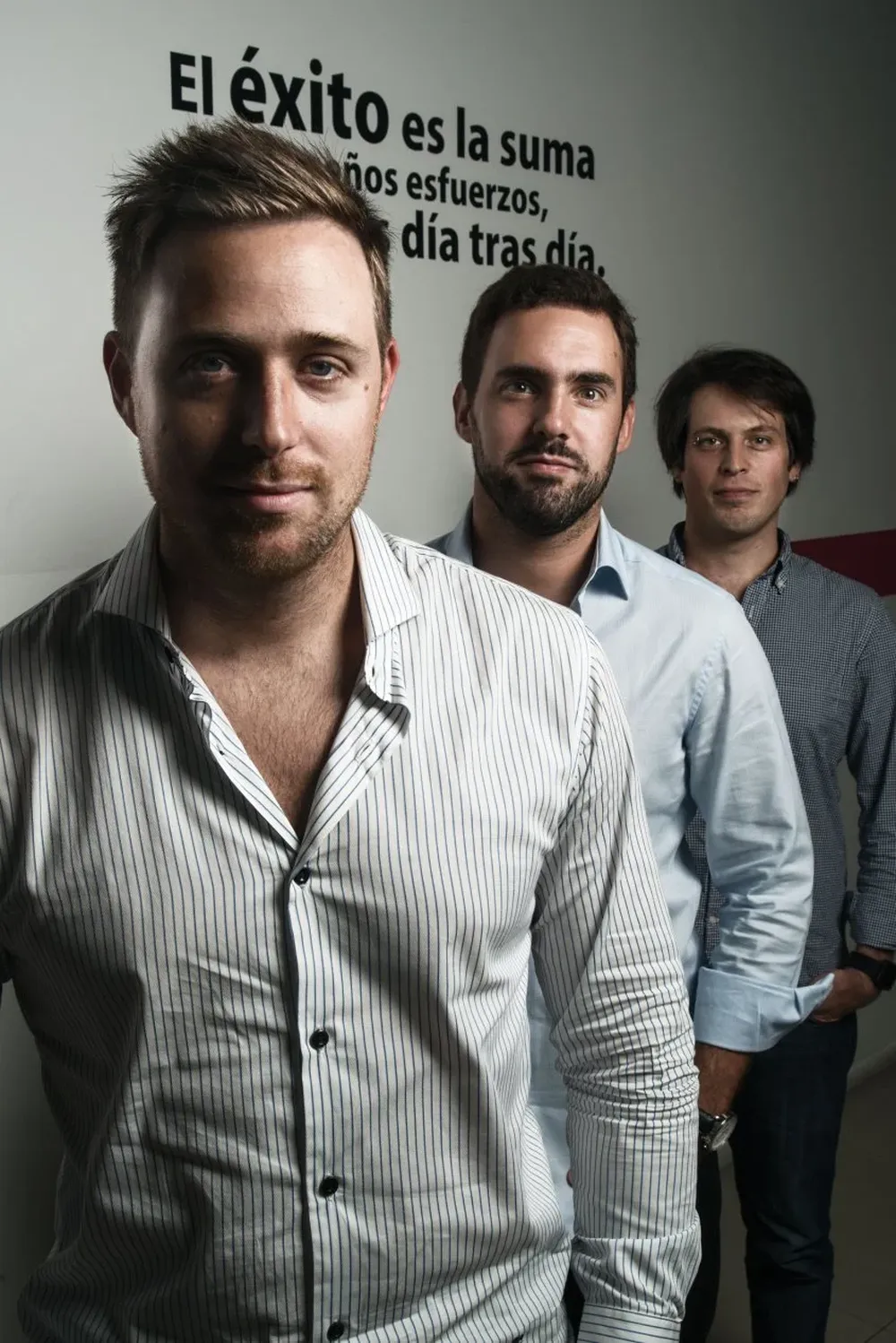 Ariel Burschtin, Álvaro García y Ruben Sosenke