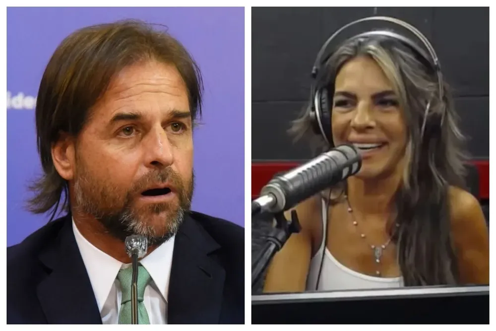 Luis Lacalle Pou y Victoria Rodríguez