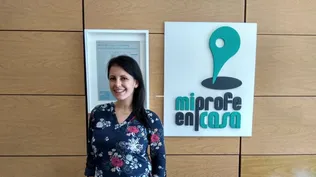 Claudia Martínez, fundadora de Mi profe en casa