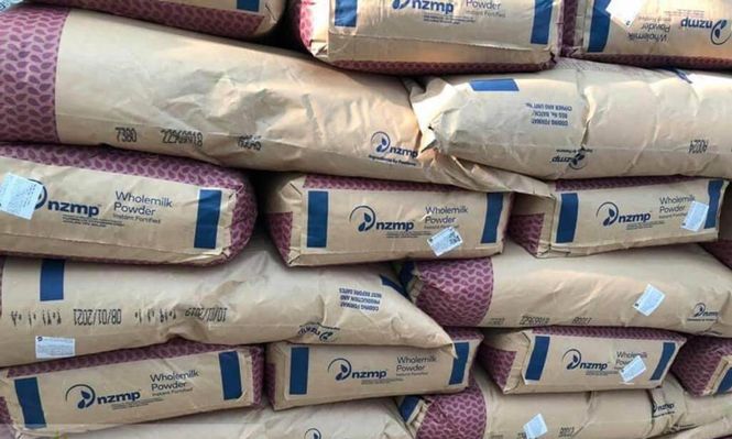Lácteos al alza; en la foto, leche en polvo, de la neocelandeza Fonterra.