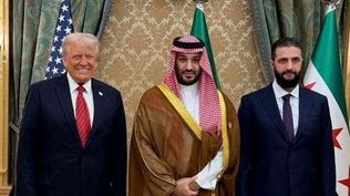 Trump se encontró con el líder sirio Ahmed al Sharaa en Arabia Saudita.