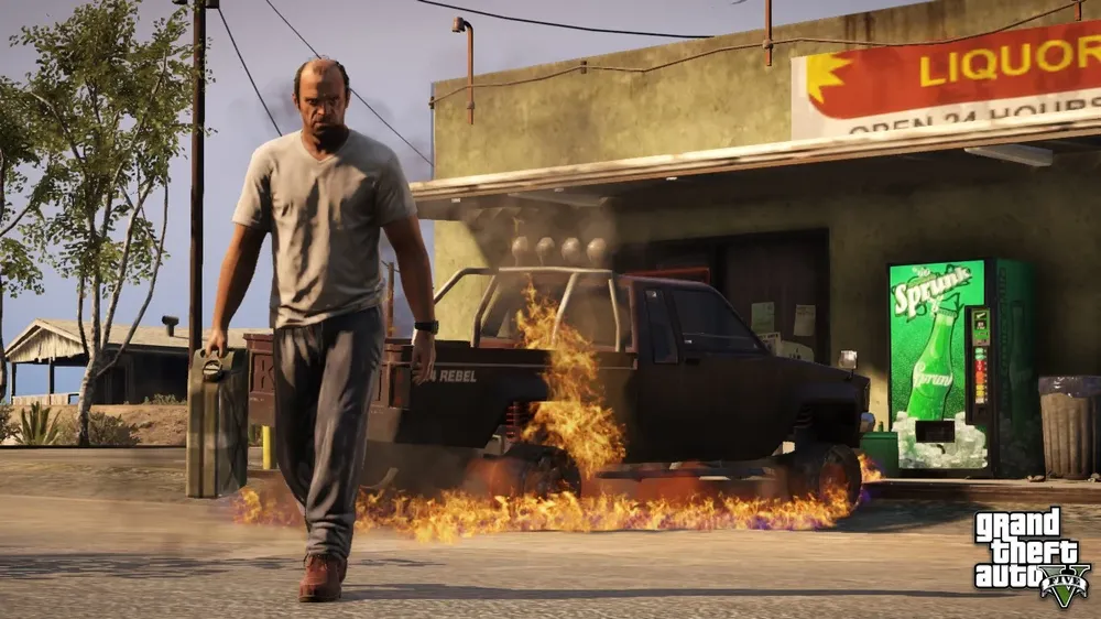 El videojuego GTA 5, de Rockstar Games, fue lanzado en 2013