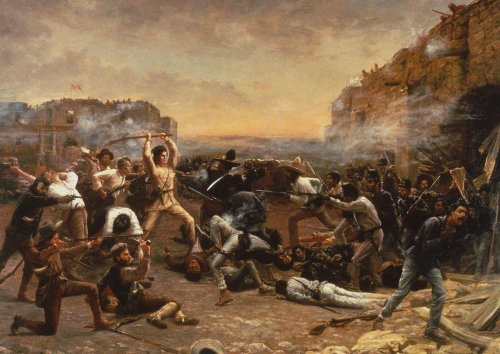 Los primeros enfrentamientos con los mexicanos fueron en Texas.