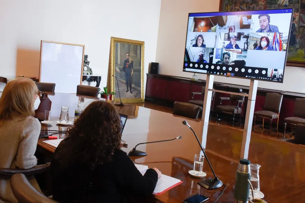 Ecos, acusaciones, cortes y dificultades: Cosse sorteó llamado a sala virtual tras meses desde su convocatoria