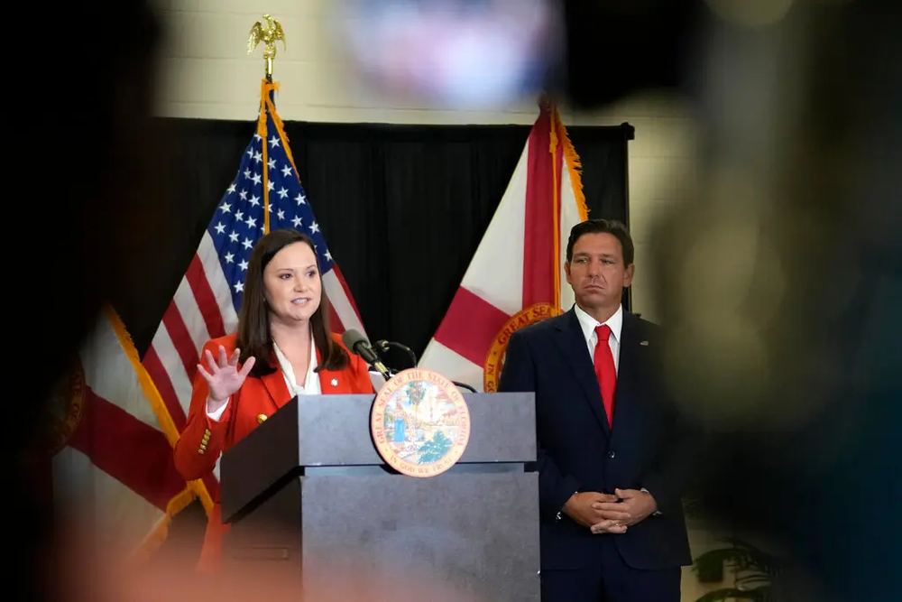 Ron DeSantis elige a Ashley Moody para ocupar el lugar de Marco Rubio en el Senado.