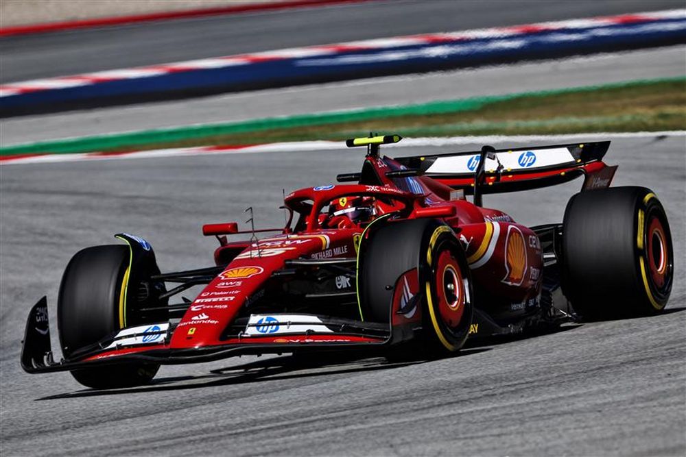 Carlos Sainz, segundo en la FP2.