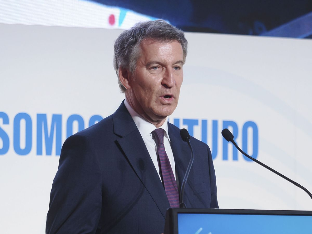 El líder del PP, Alberto Núñez Feijóo.