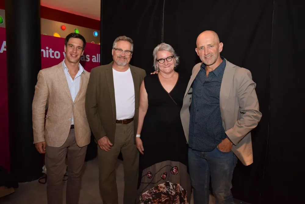 Venancio Mangado, Albert Potvin, Joanne Frappier y Paolo Beltramo