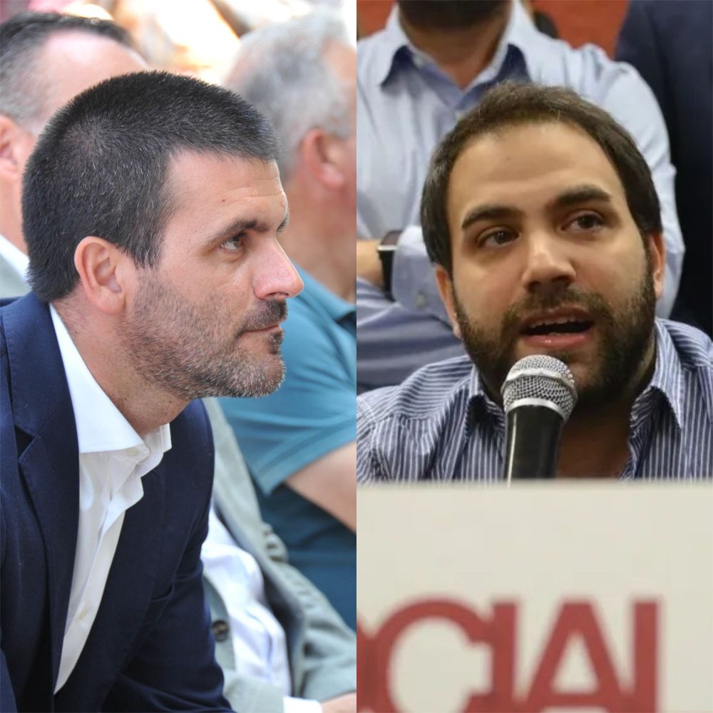 Alejandro Sciarra y Gonzalo Civila.&nbsp;