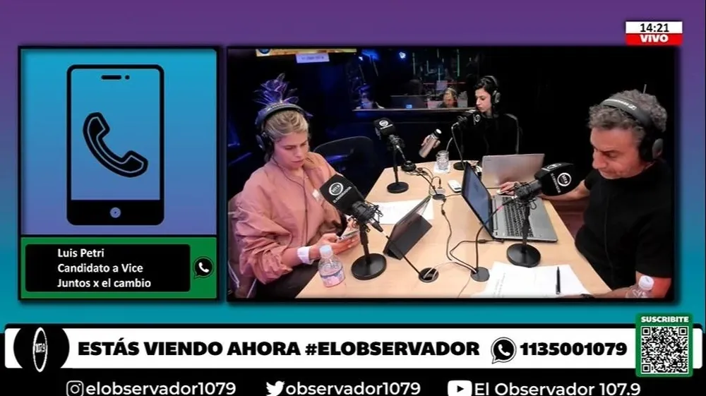 Majul en Radio El Observador