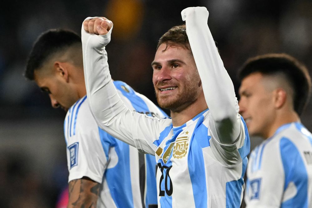 Alexis Mac Allister de la selección de Argentina