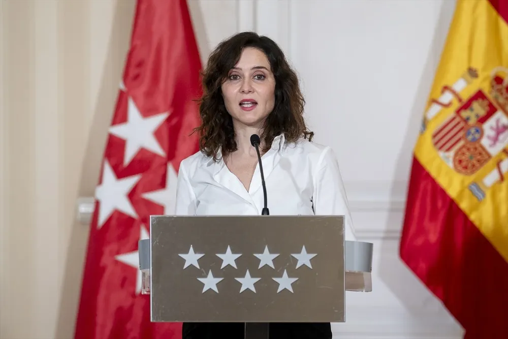 La presidenta de la Comunidad de Madrid, Isabel Díaz Ayuso.