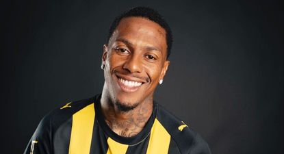Abel Hernández en su presentación como jugador de Peñarol