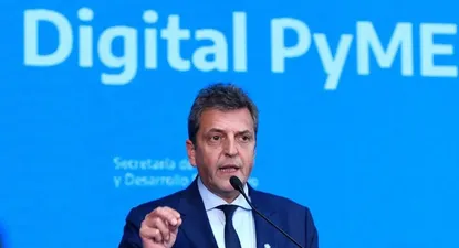 Sergio Massa, ministro de Economía y precandidato a presidente