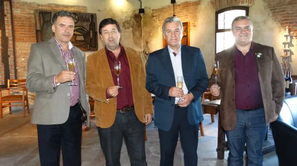 Yamandú Orsi, Fernando Deicas, Carlos Fagetti y Wilson Torres Chávez