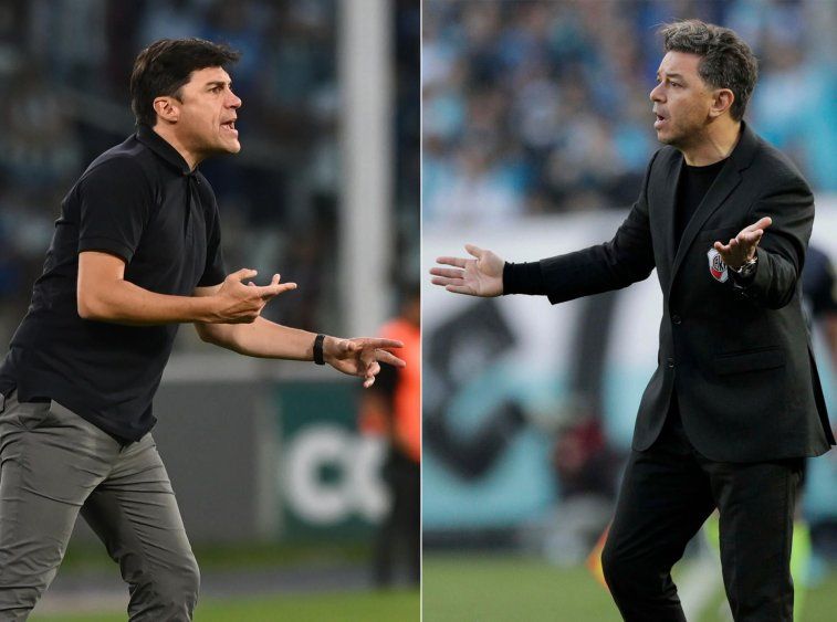 Alexander Medina y Marcelo Gallardo