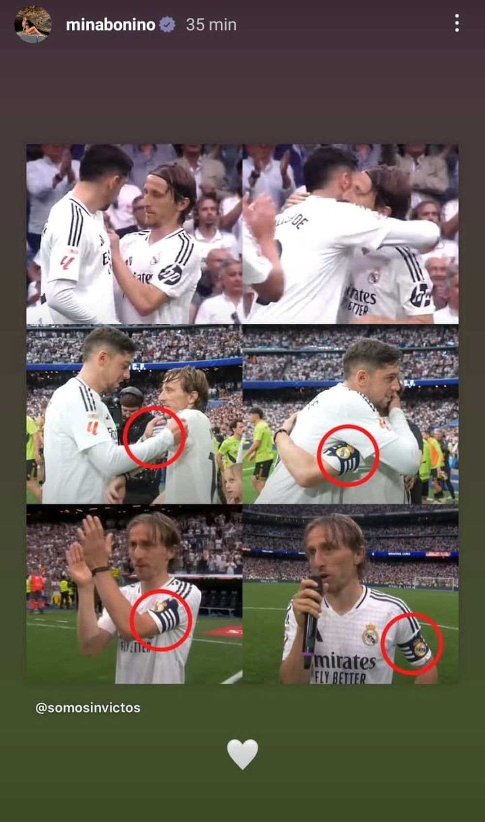 El gran gesto de Federico Valverde con Luka Modric que fue destacado por Mina Bonino El gran gesto de Federico Valverde con Luka Modric que fue destacado por Mina Bonino