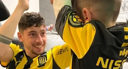 Federico Valverde y su hijo Benicio&nbsp;