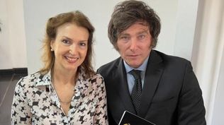 Diana Mondino y Javier Milei.&nbsp;