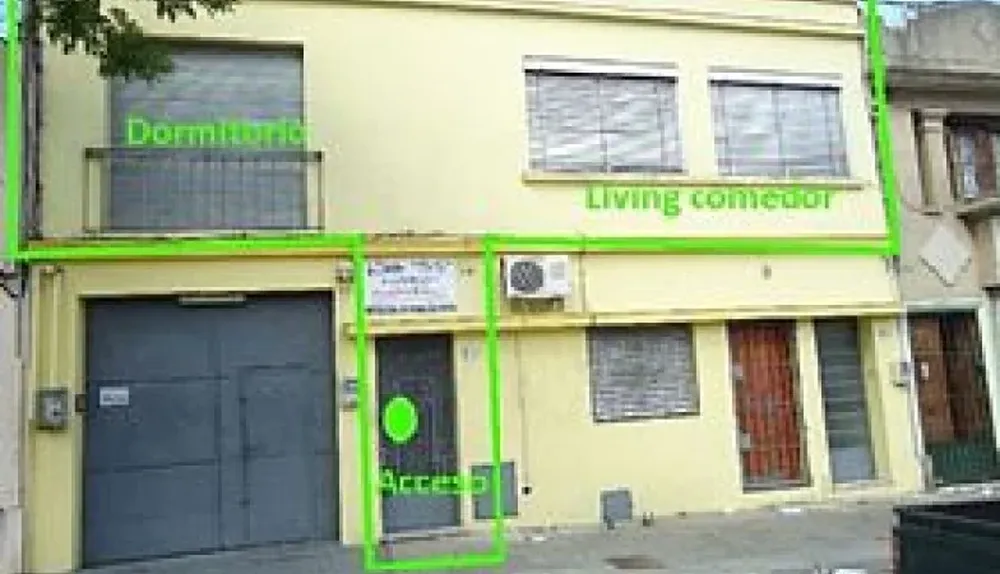 La construcción a subastarse en el barrio La Blanqueada tiene una superficie de 78 m2