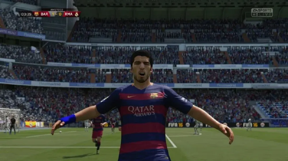 Suárez en el FIFA 16