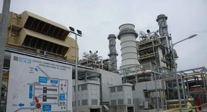 La central Punta del Tigre produce gran parte de la energía exportada.