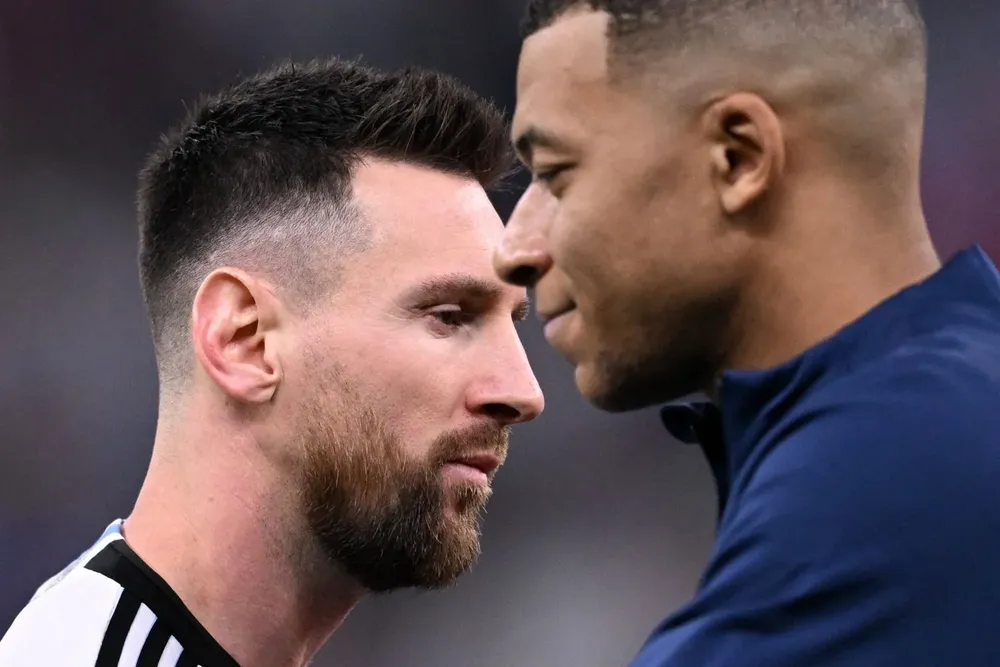 Messi y Mbappé