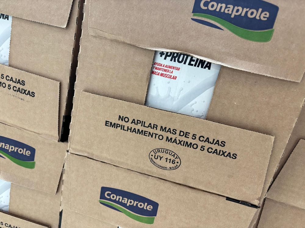 Lácteos: Conaprole lidera en las colocaciones externas y Brasil es el mercado principal.