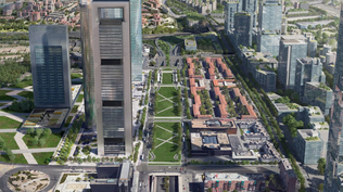 Cómo quedaría el Paseo de la Castellana soterrado.