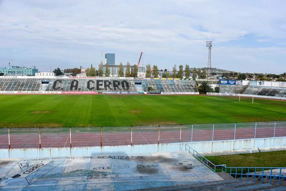 Así se veía el campo desde la tribuna este viernes