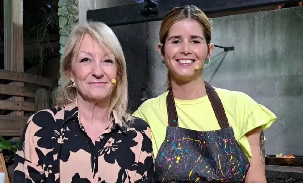 Carolina Cosse cocinando gramajo